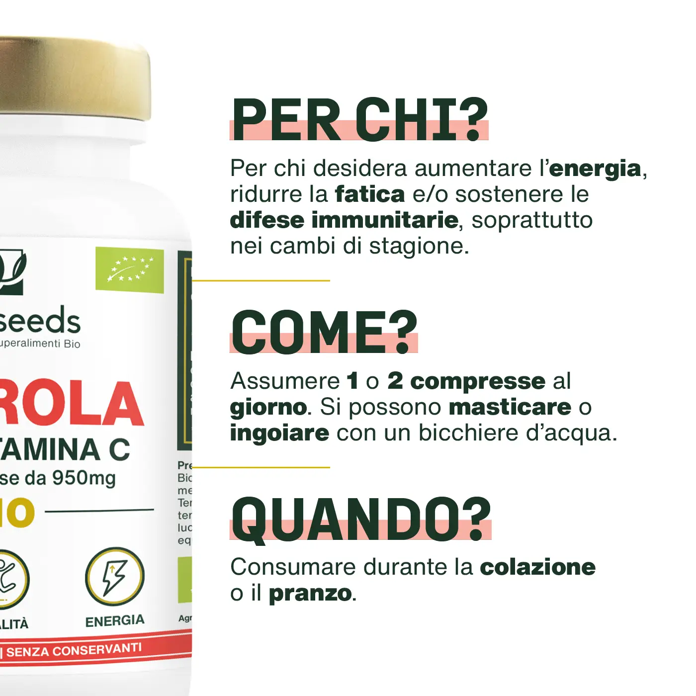Acerola Bio, 25% Vitamina C | 120 compresse - Image 4