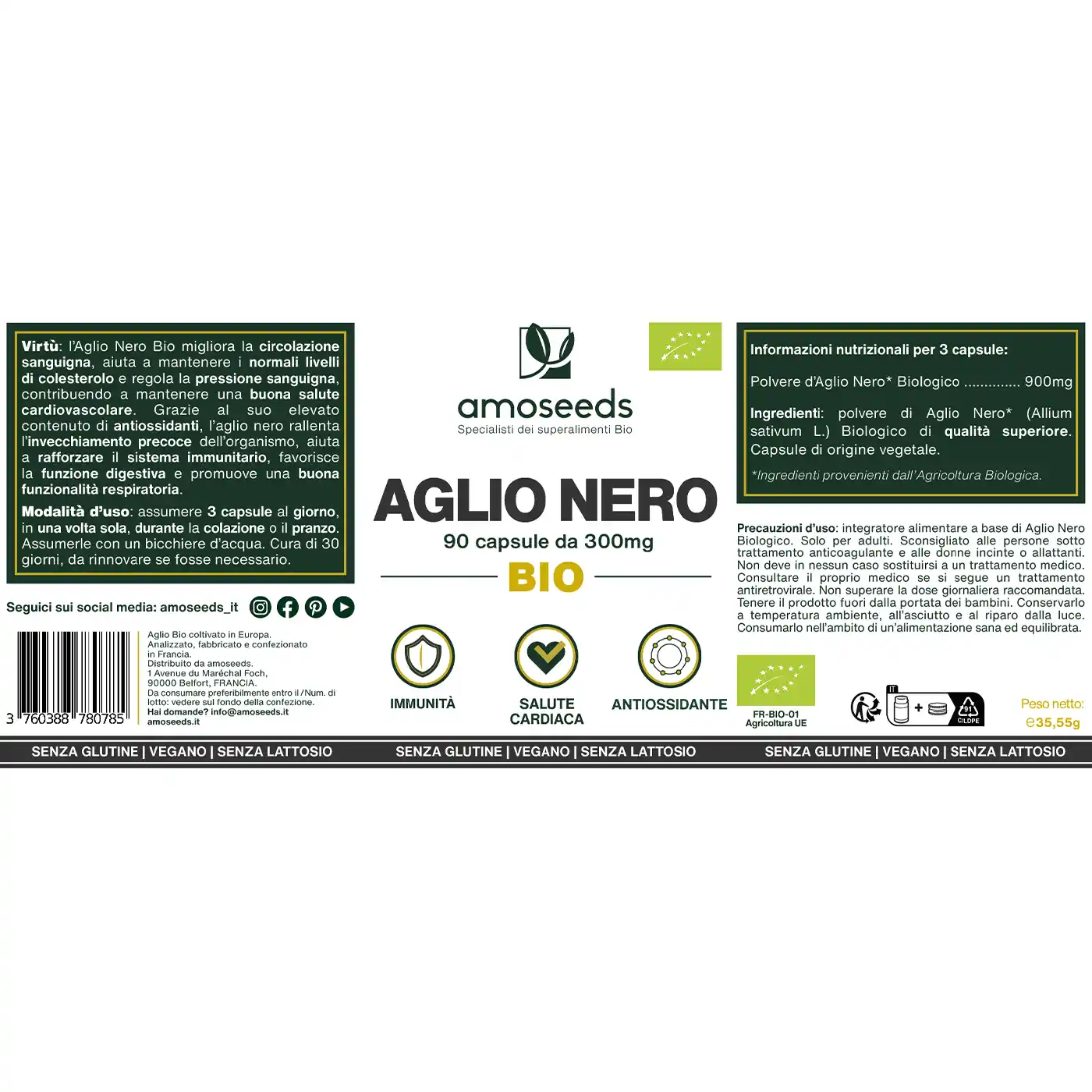 Aglio Nero Bio | 90 capsule - Image 6