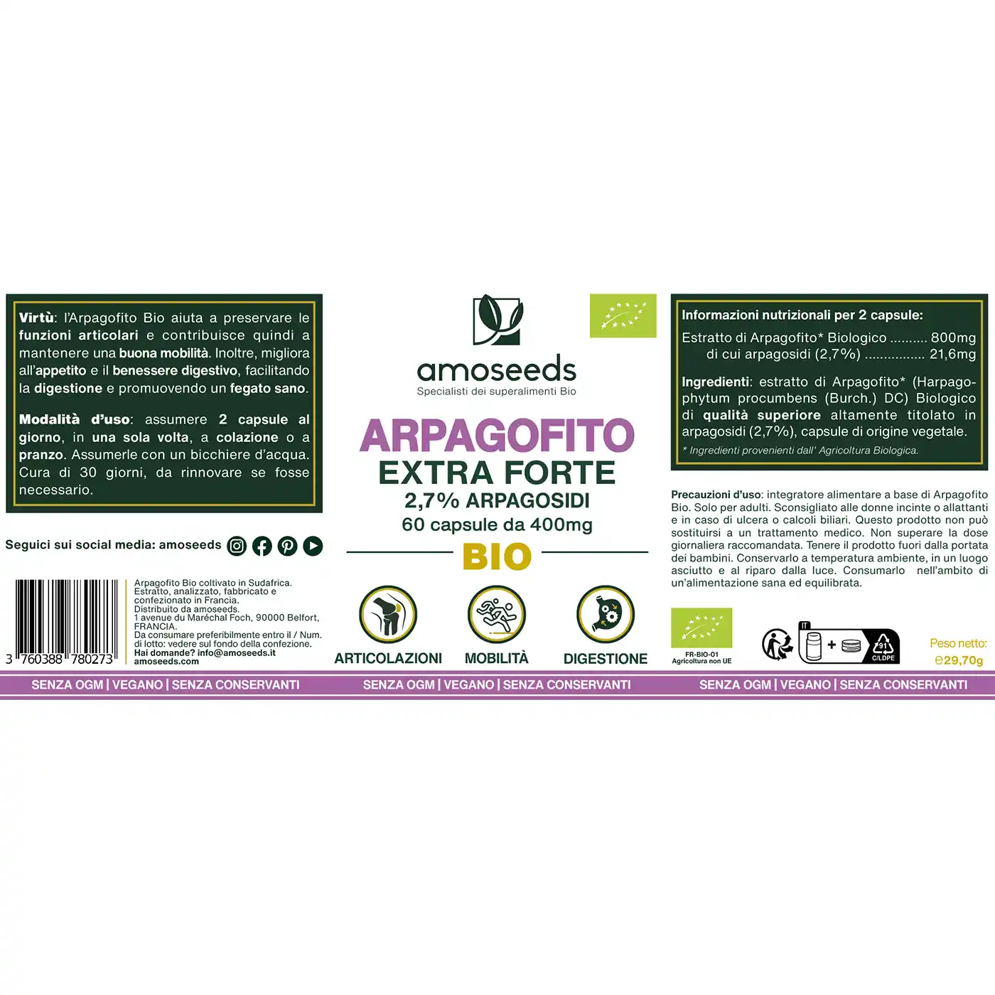 Arpagofito Bio | 60 capsule - Image 6