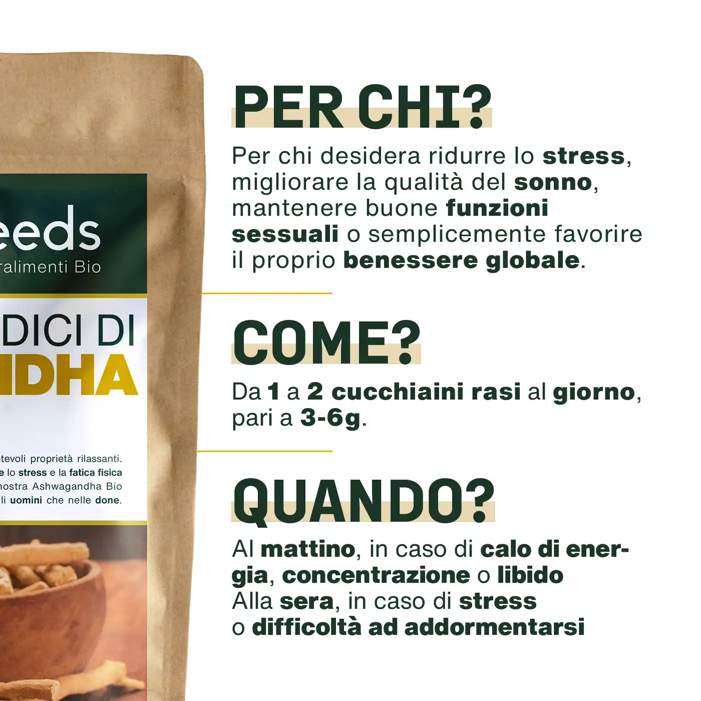 Ashwagandha in Polvere Bio 500G - Image 4