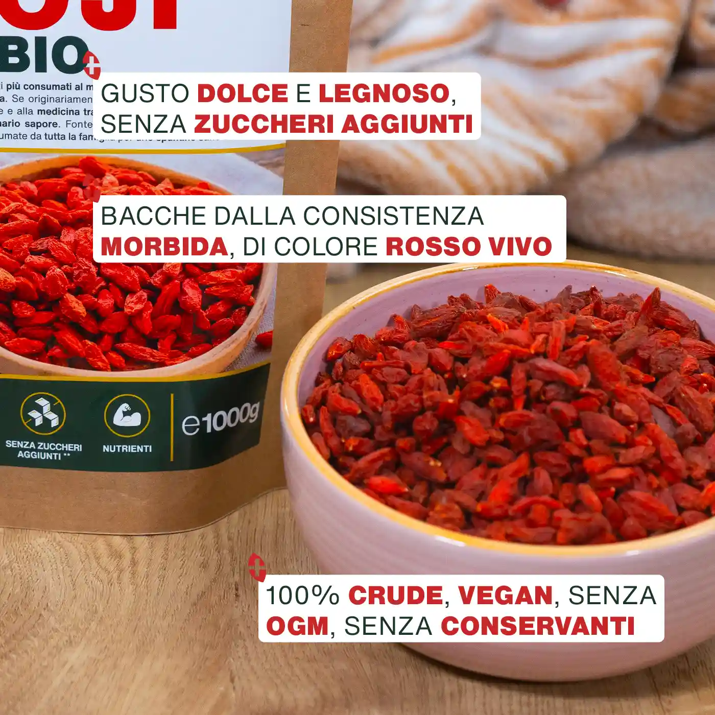 Bacche di Goji Bio 1KG - Image 3