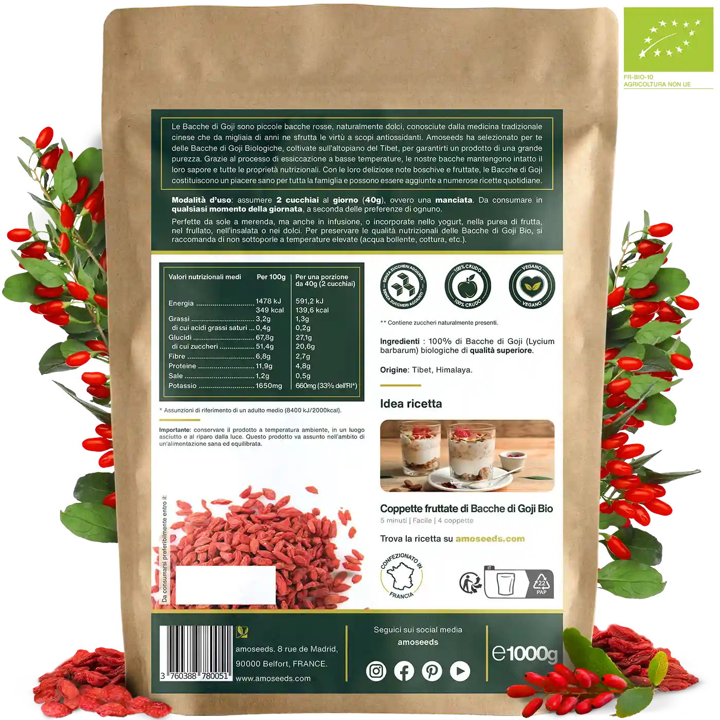 Bacche di Goji Bio 1KG - Image 5