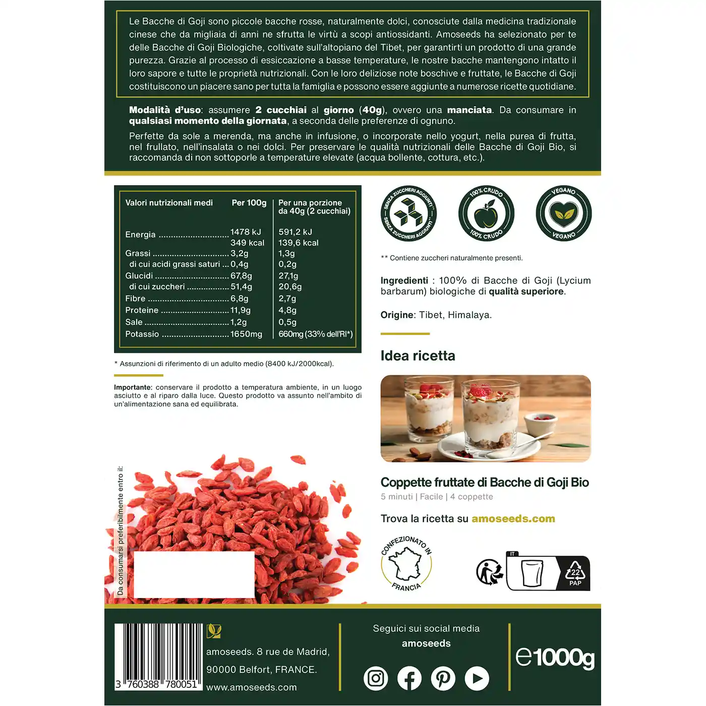 Bacche di Goji Bio 1KG - Image 8