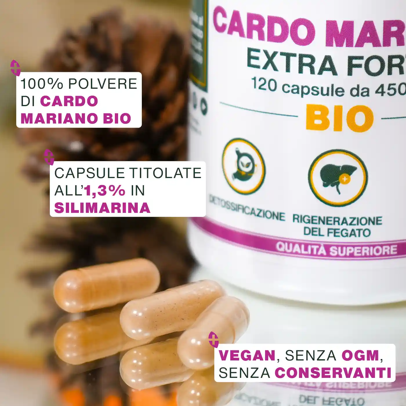Cardo Mariano Bio | 120 capsule - Image 3