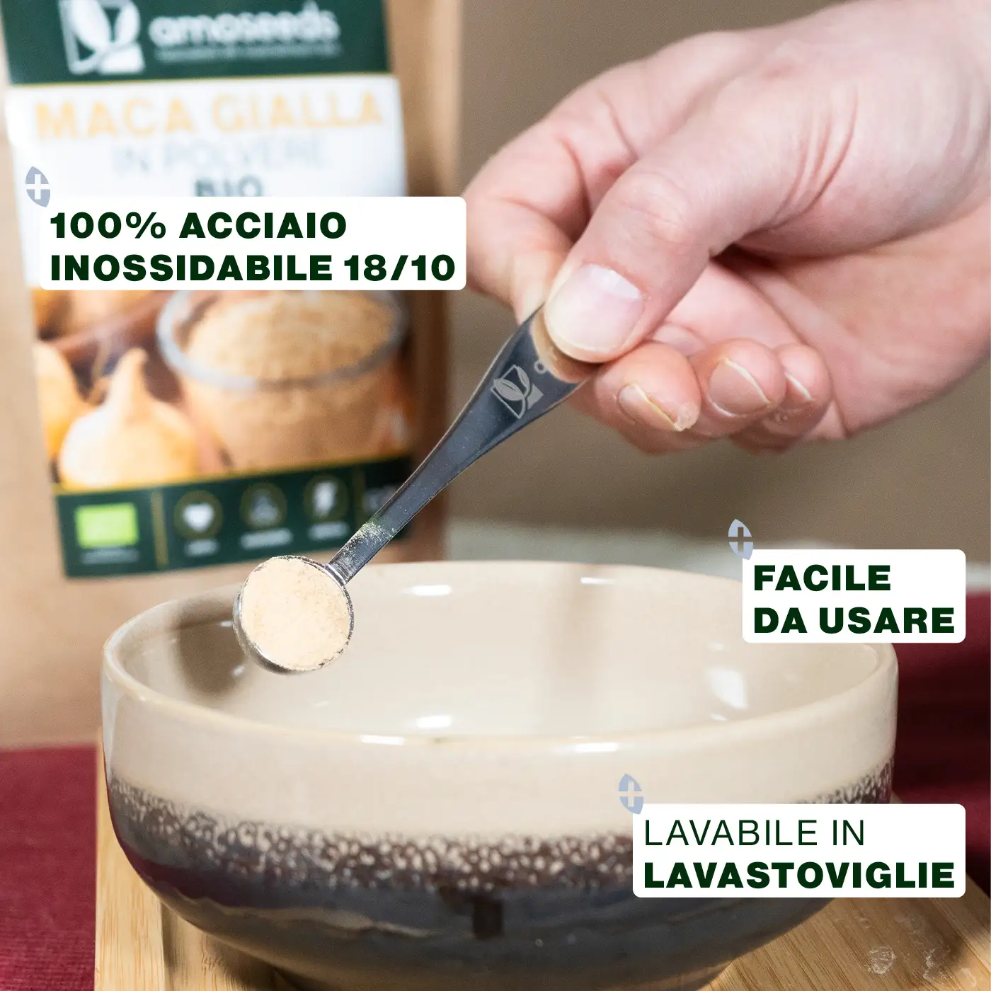 Cucchiaio dosatore 1g | Manico 11 cm - Image 3