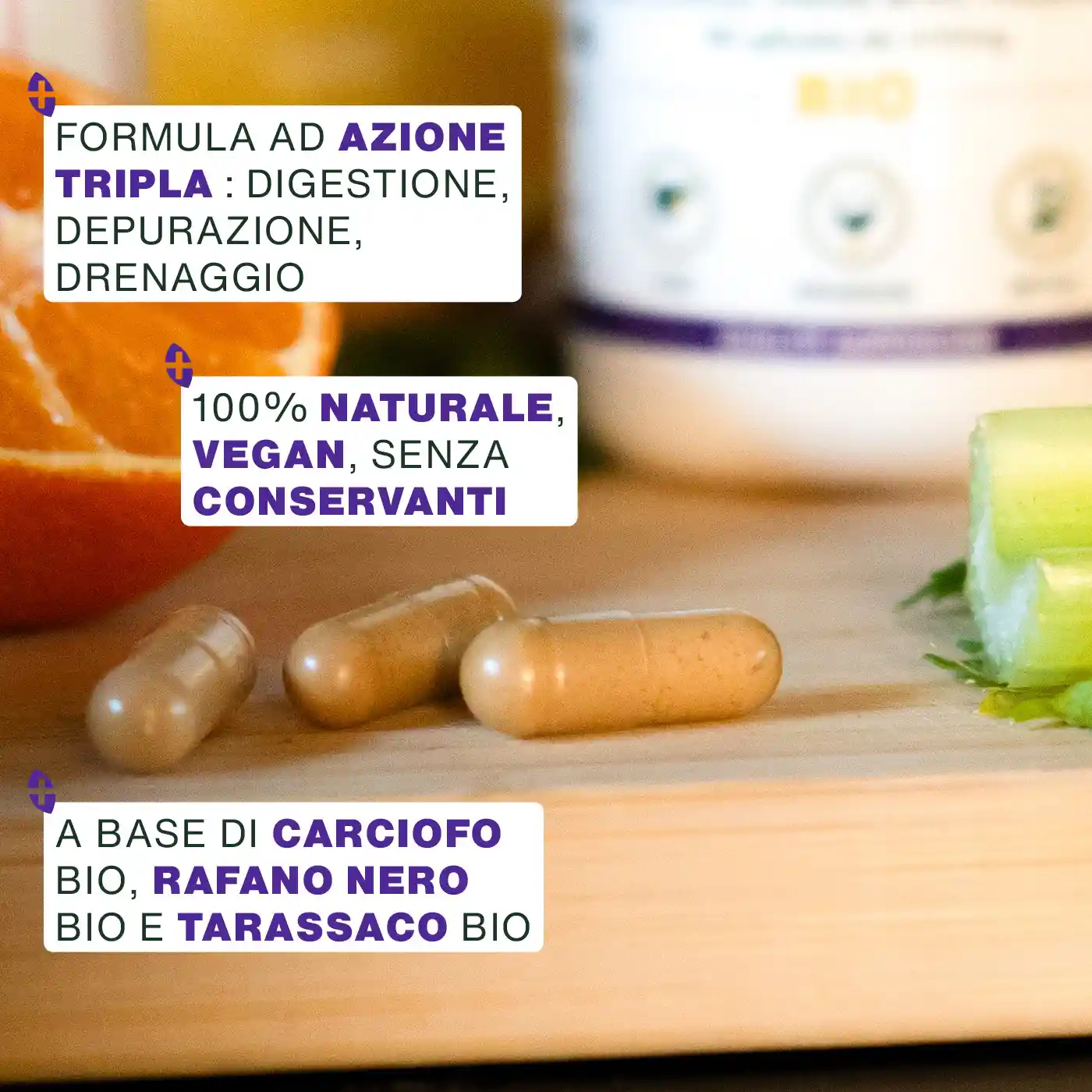 Complesso Detox Fegato Bio | 90 capsule - Image 3