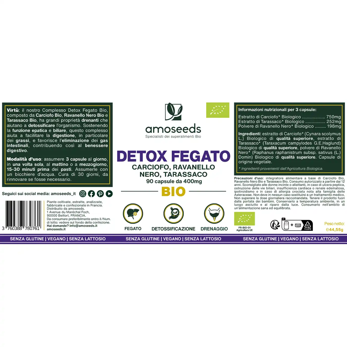 Complesso Detox Fegato Bio | 90 capsule - Image 5