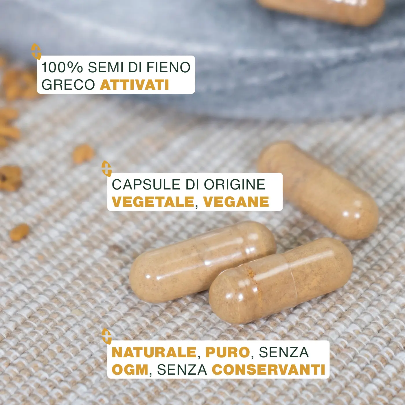 Fieno Greco Attivato Bio | 120 capsule - Image 3