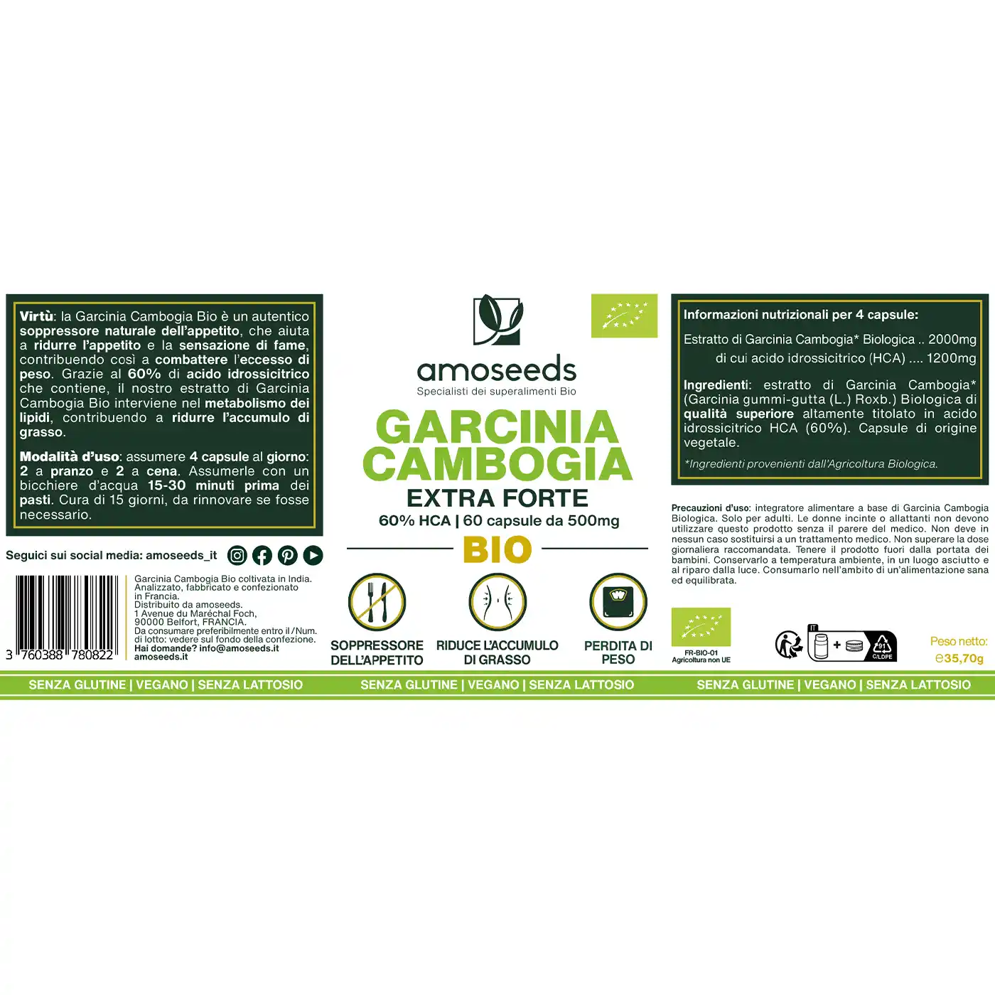 Garcinia Cambogia Bio | 60 capsule - Image 5
