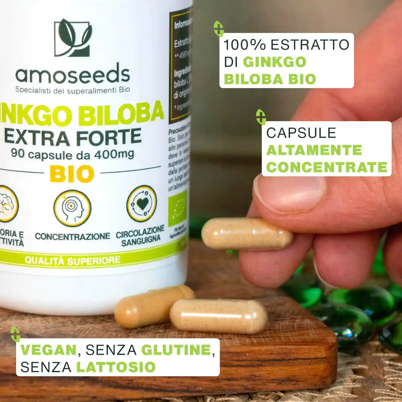 Ginkgo Biloba Bio | 90 capsule - Image 3