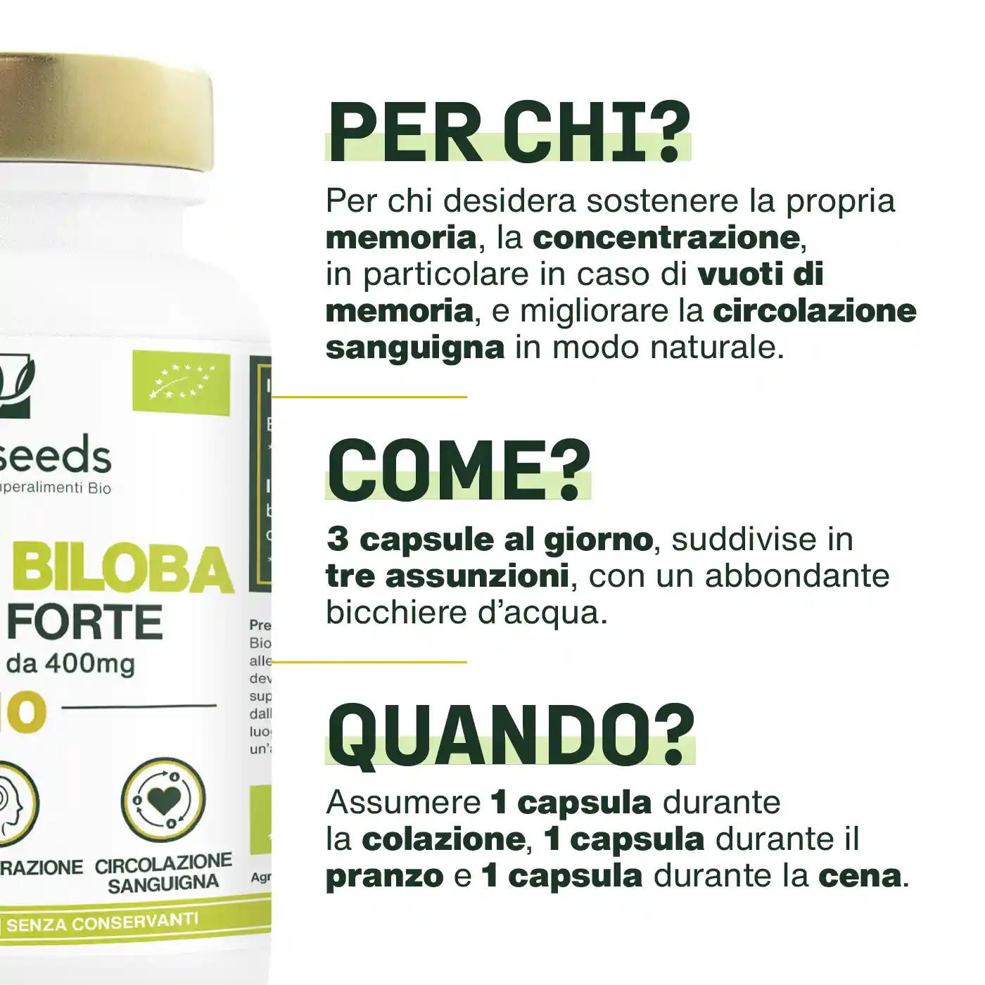 Ginkgo Biloba Bio | 90 capsule - Image 4