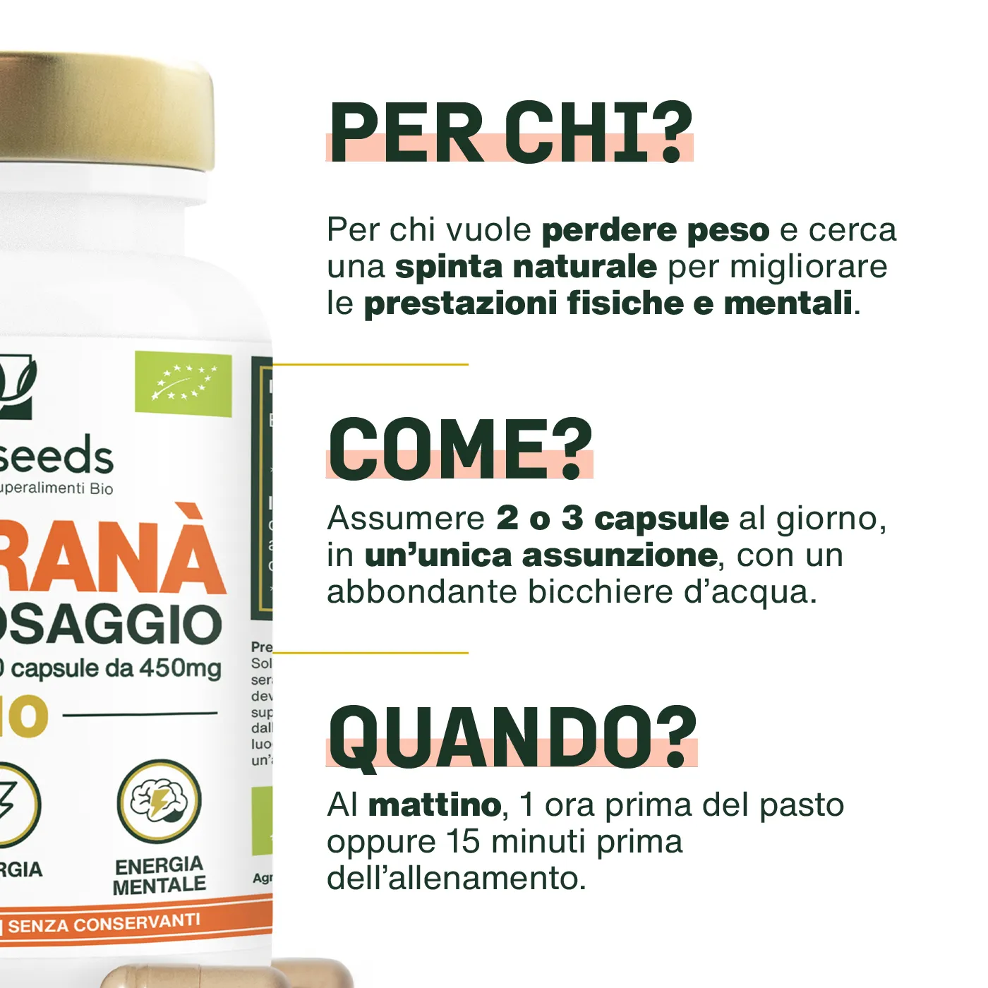 Guaranà Bio, 10% guaranina | 90 capsule - Image 4