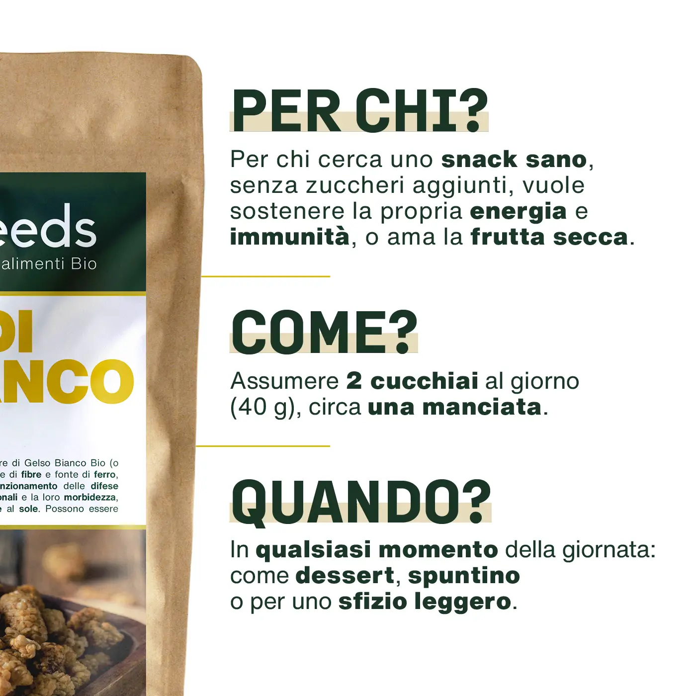 More di Gelso Bianco Bio 1KG - Image 4