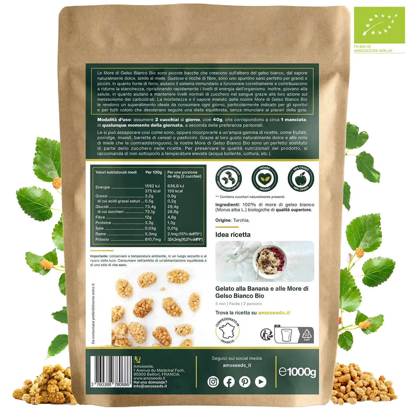 More di Gelso Bianco Bio 1KG - Image 5