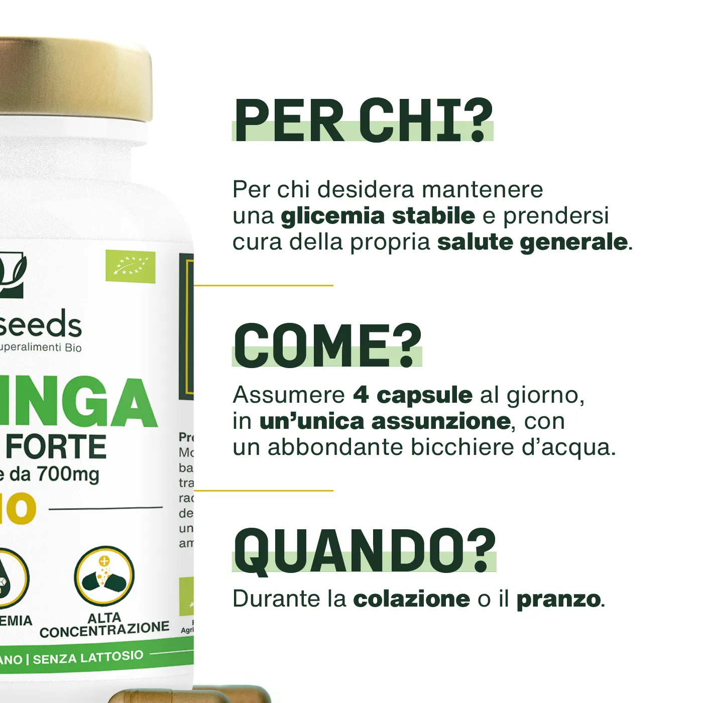 Moringa Bio, Extra Forte | 120 capsule - Image 4