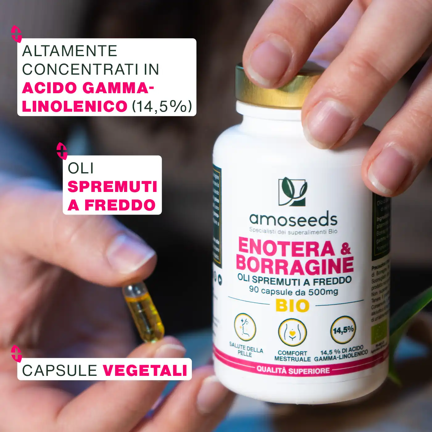 Olio di Enotera e Borragine Bio | 90 capsule - Image 3