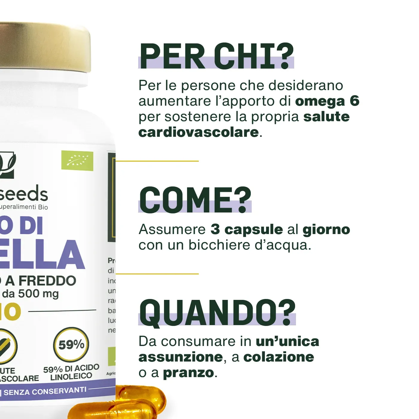Olio di Nigella Bio | 90 capsule - Image 4