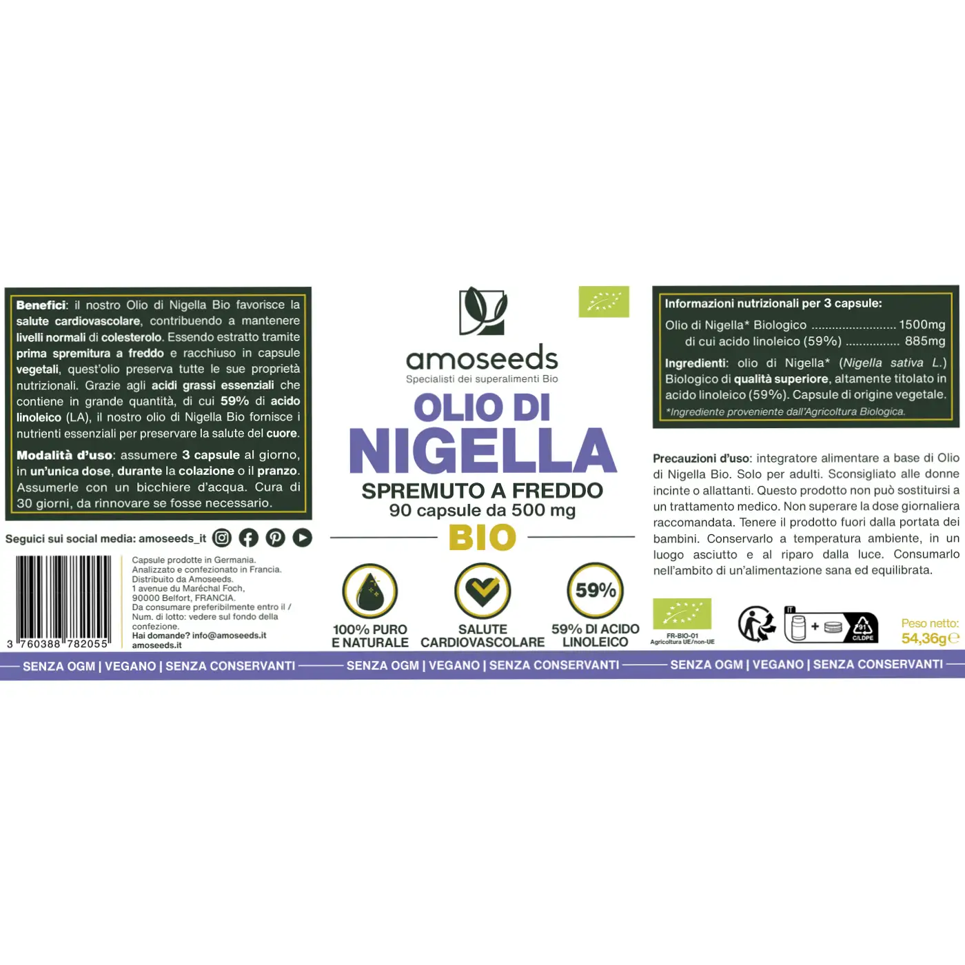 Olio di Nigella Bio | 90 capsule - Image 5