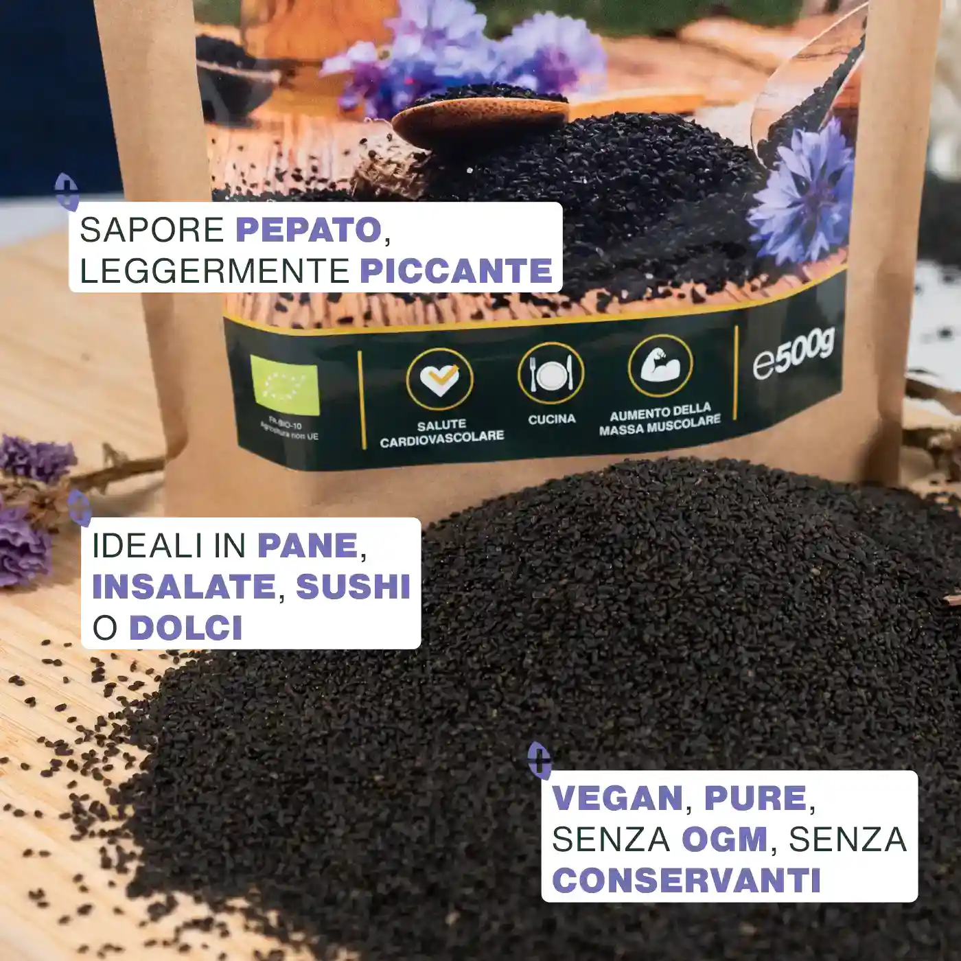 Semi di Cumino Nero Bio 500G - Image 3
