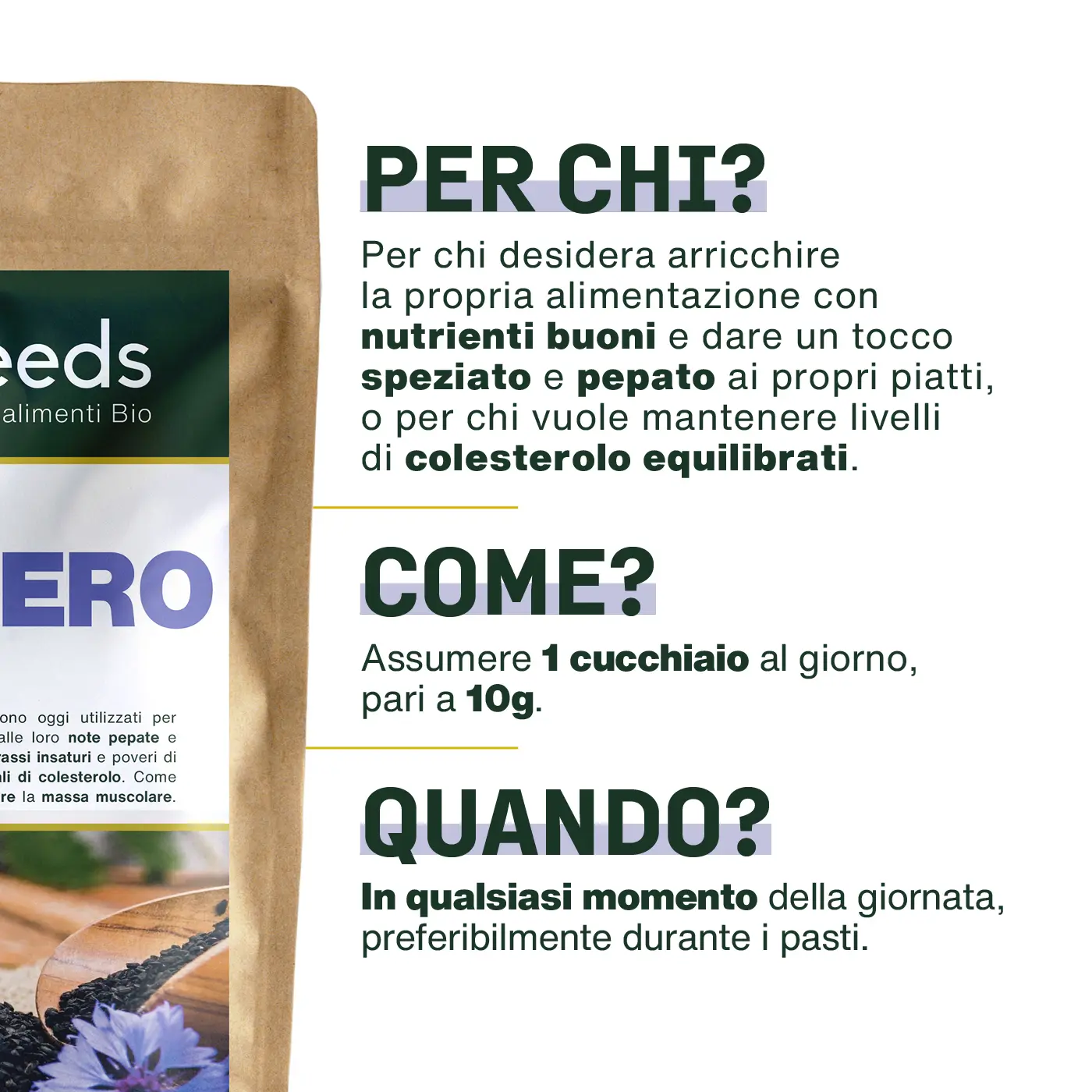 Semi di Cumino Nero Bio 500G - Image 4