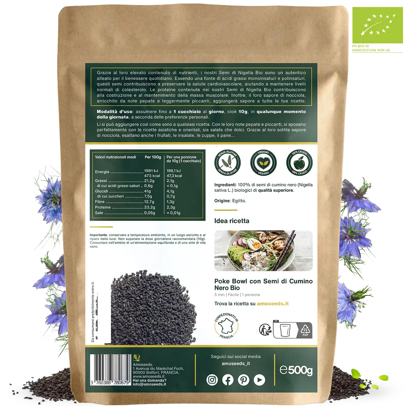 Semi di Cumino Nero Bio 500G - Image 6