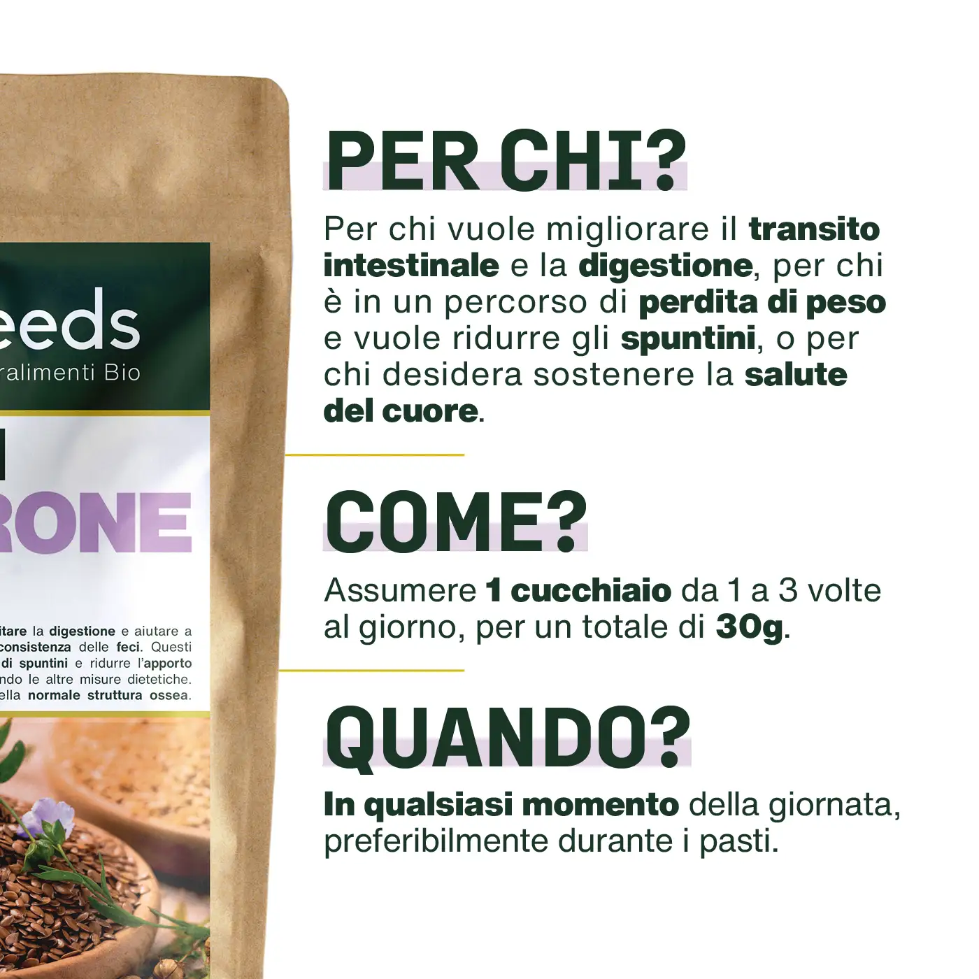 Semi di Lino Marrone Bio 1KG - Image 4