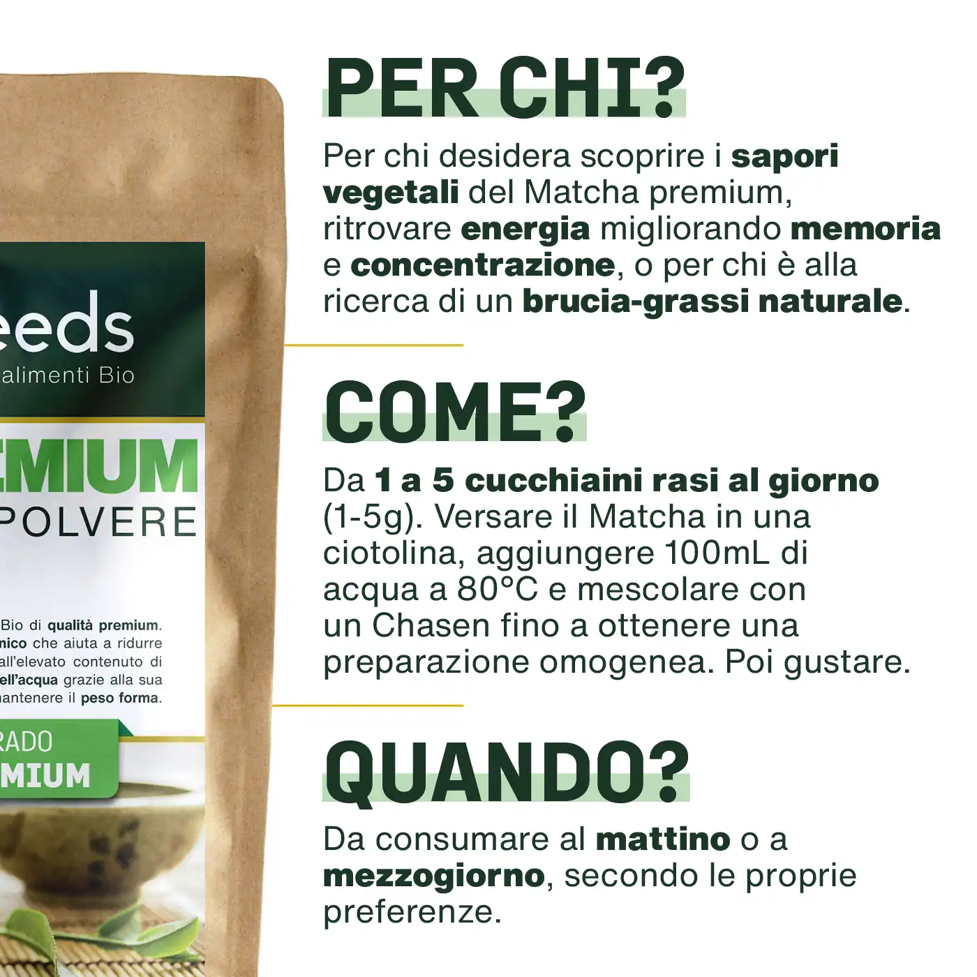Tè Matcha Premium Bio 70G - Image 4
