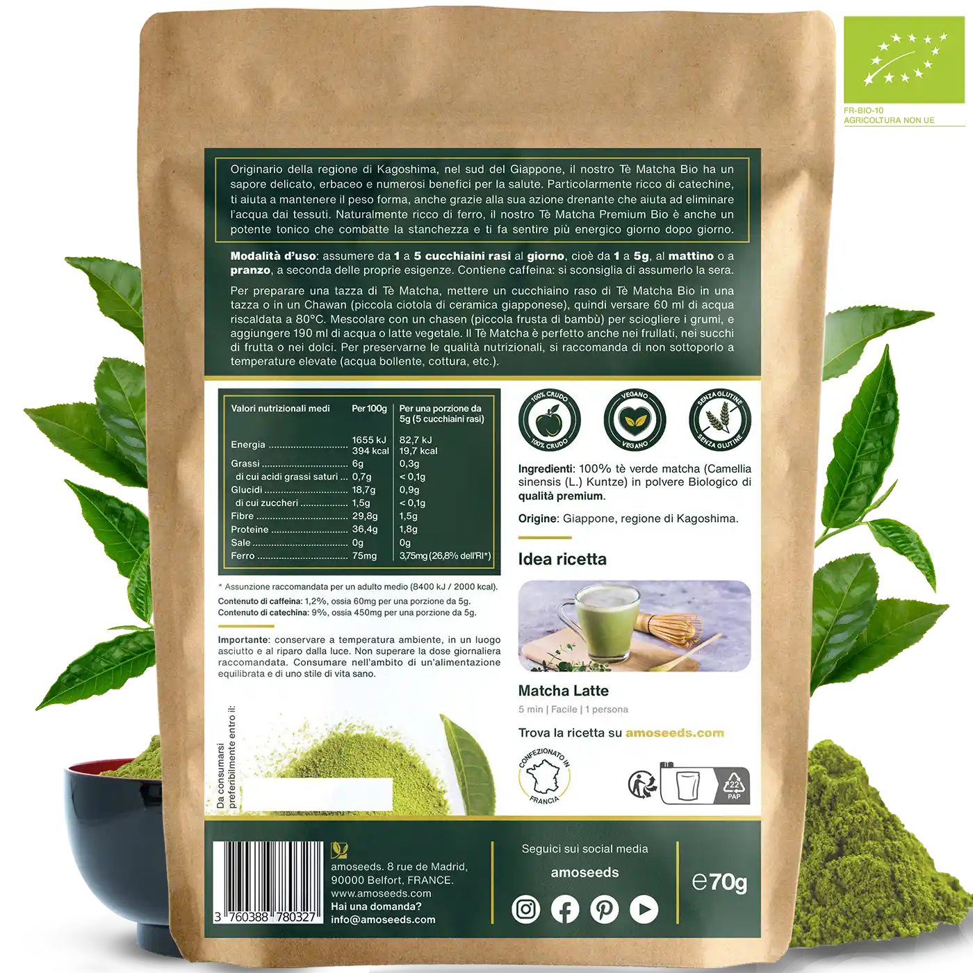 Tè Matcha Premium Bio 70G - Image 5