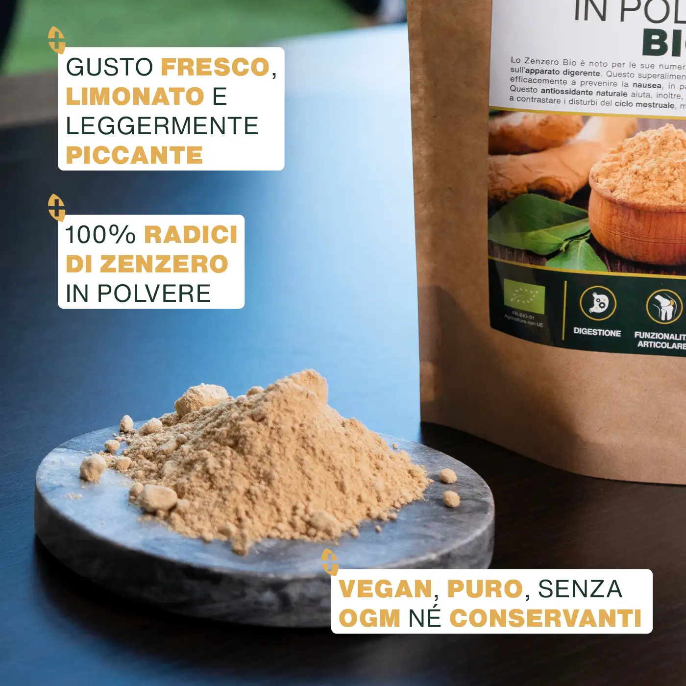 Zenzero in polvere Bio 200G - Image 3